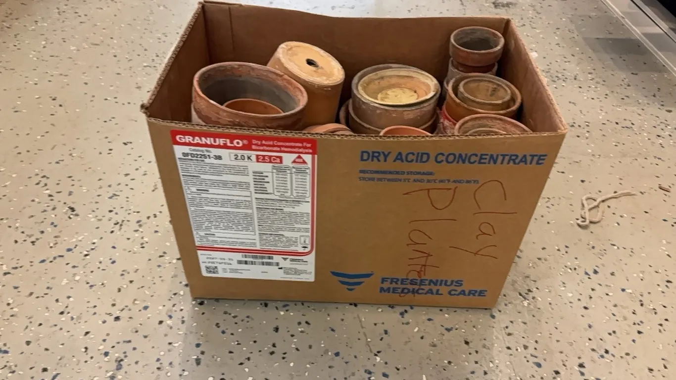 Clay planters