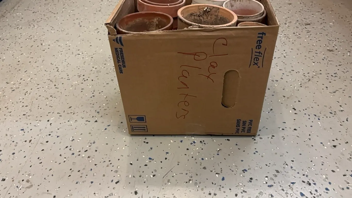 Clay pots