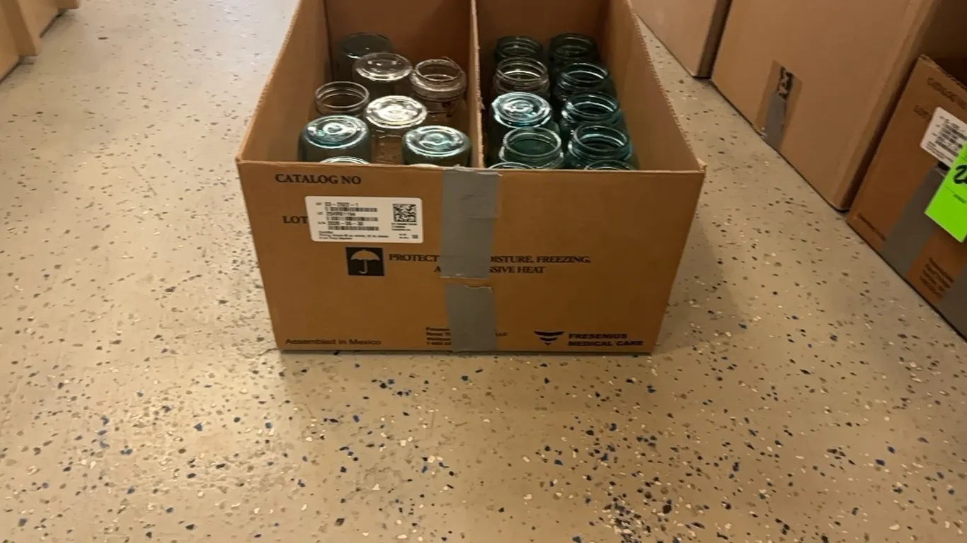 Glass jars