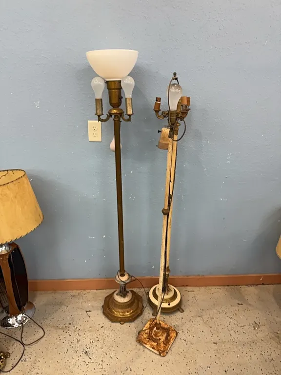 3 floor lamps