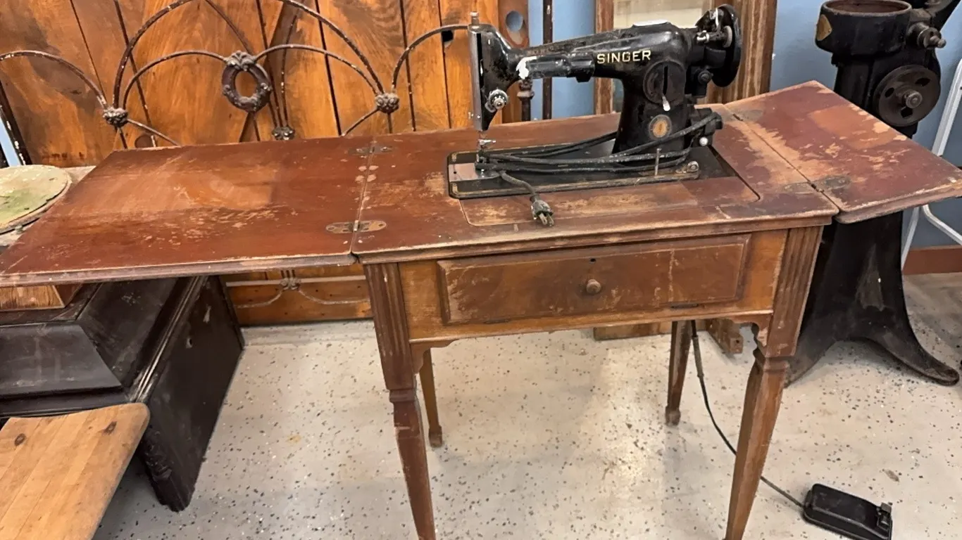 Vintage Singer sewing machine