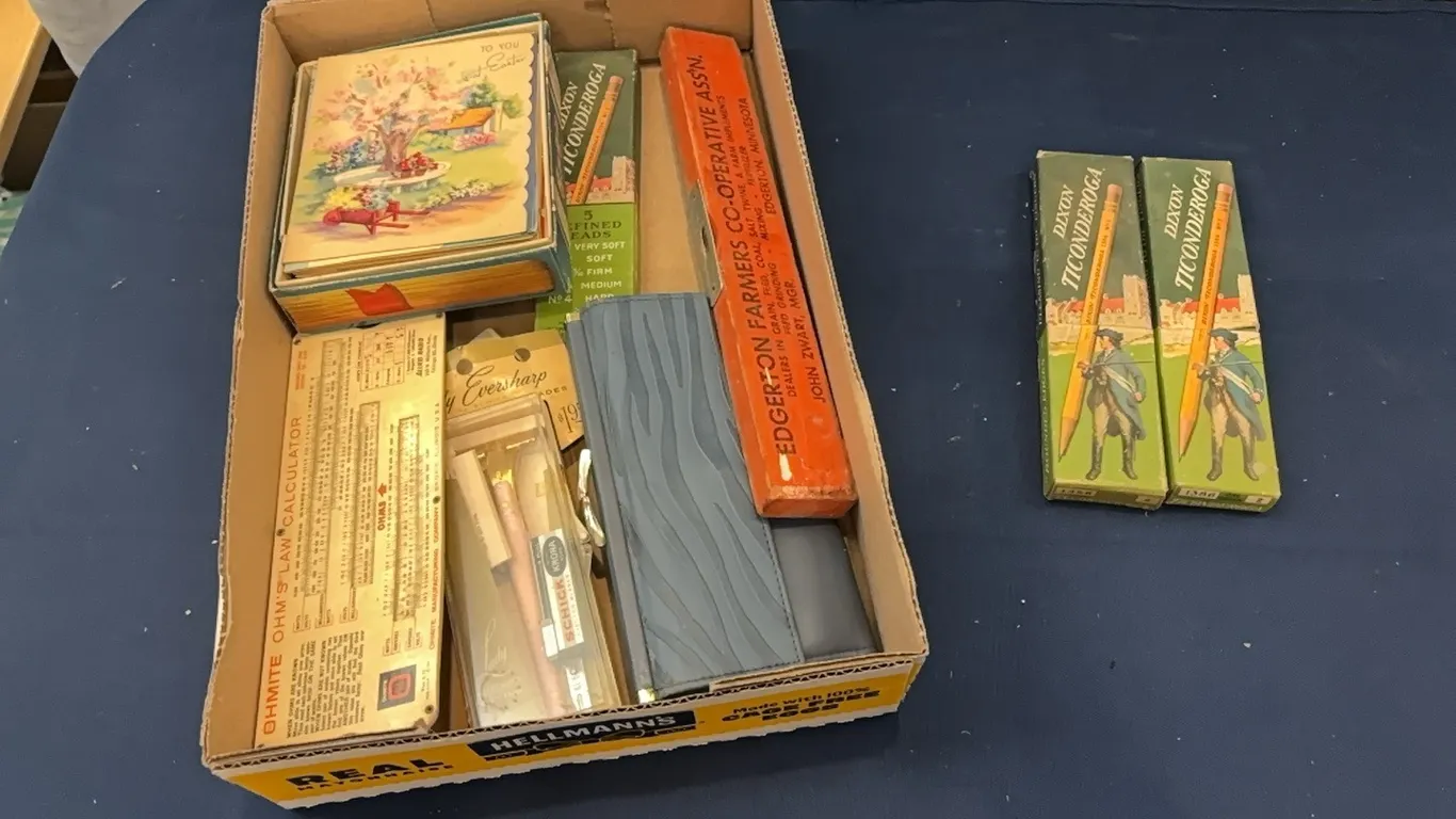 Pencils, rulers, and level