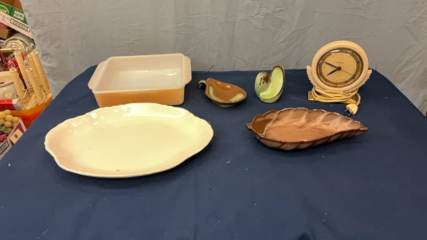 Fire king dish and other kitchen items