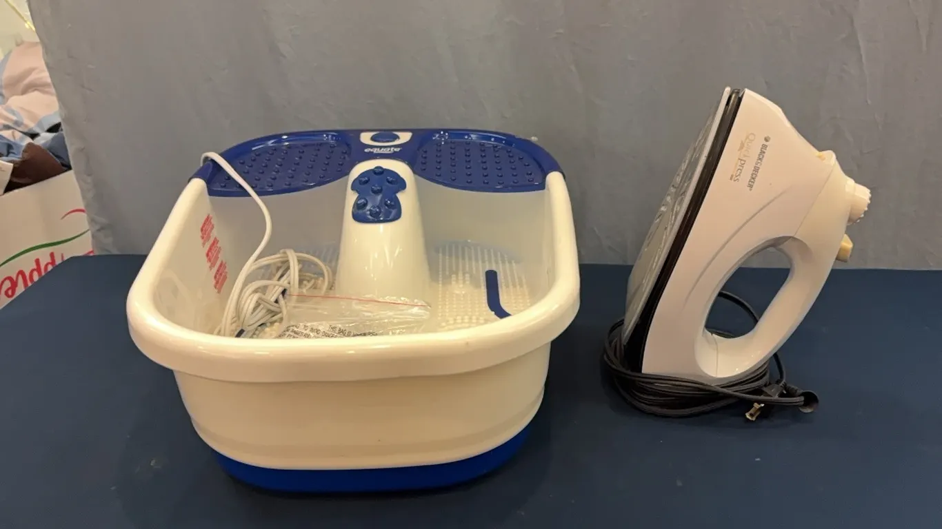 Foot Bath & Iron