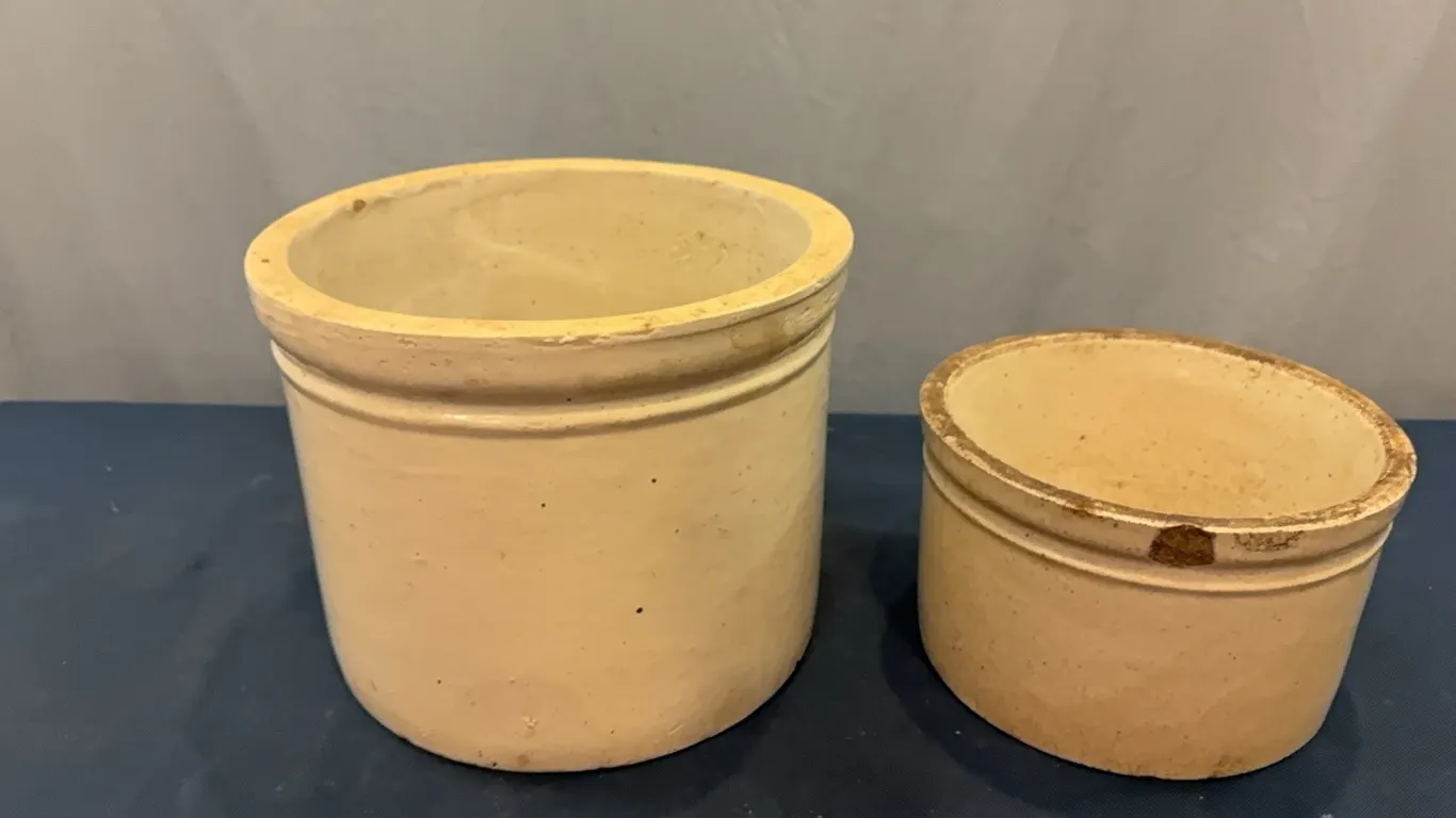2- Stoneware Crocks