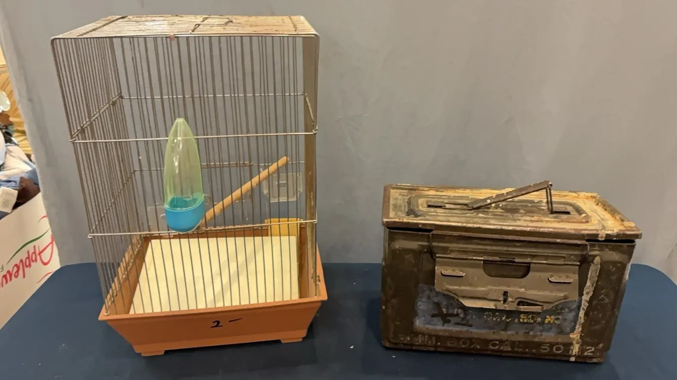 Bird Cage & Ammo Crate