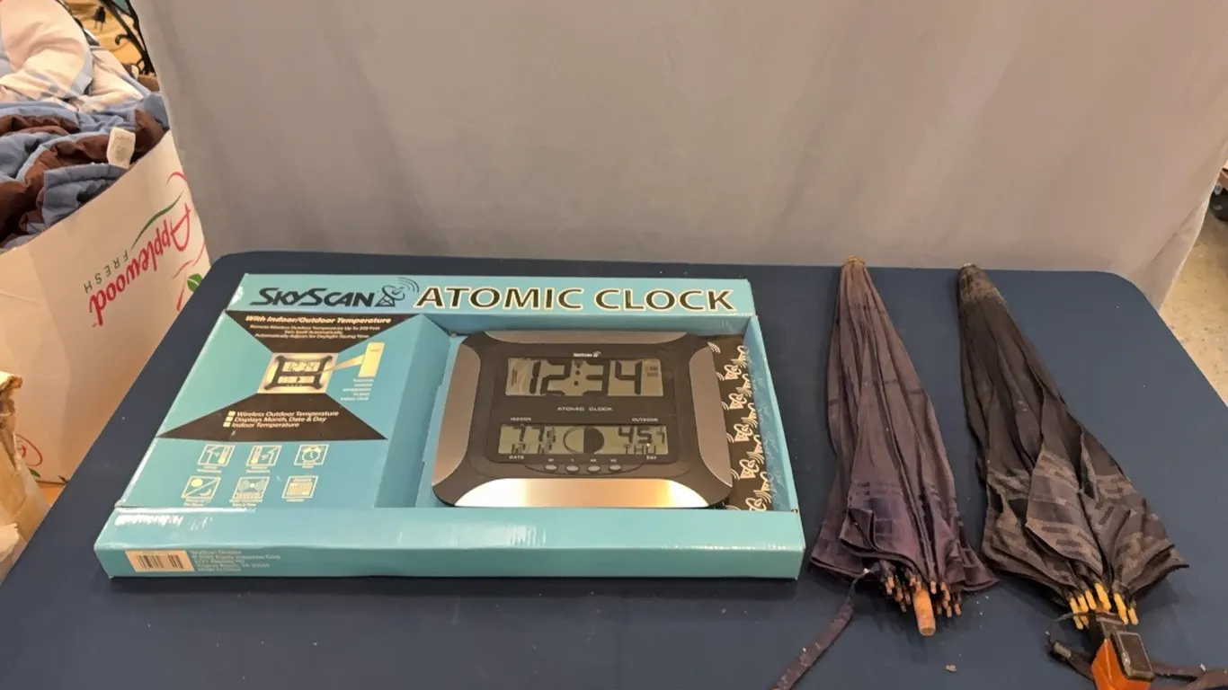 Atomic Clock & Umbrellas