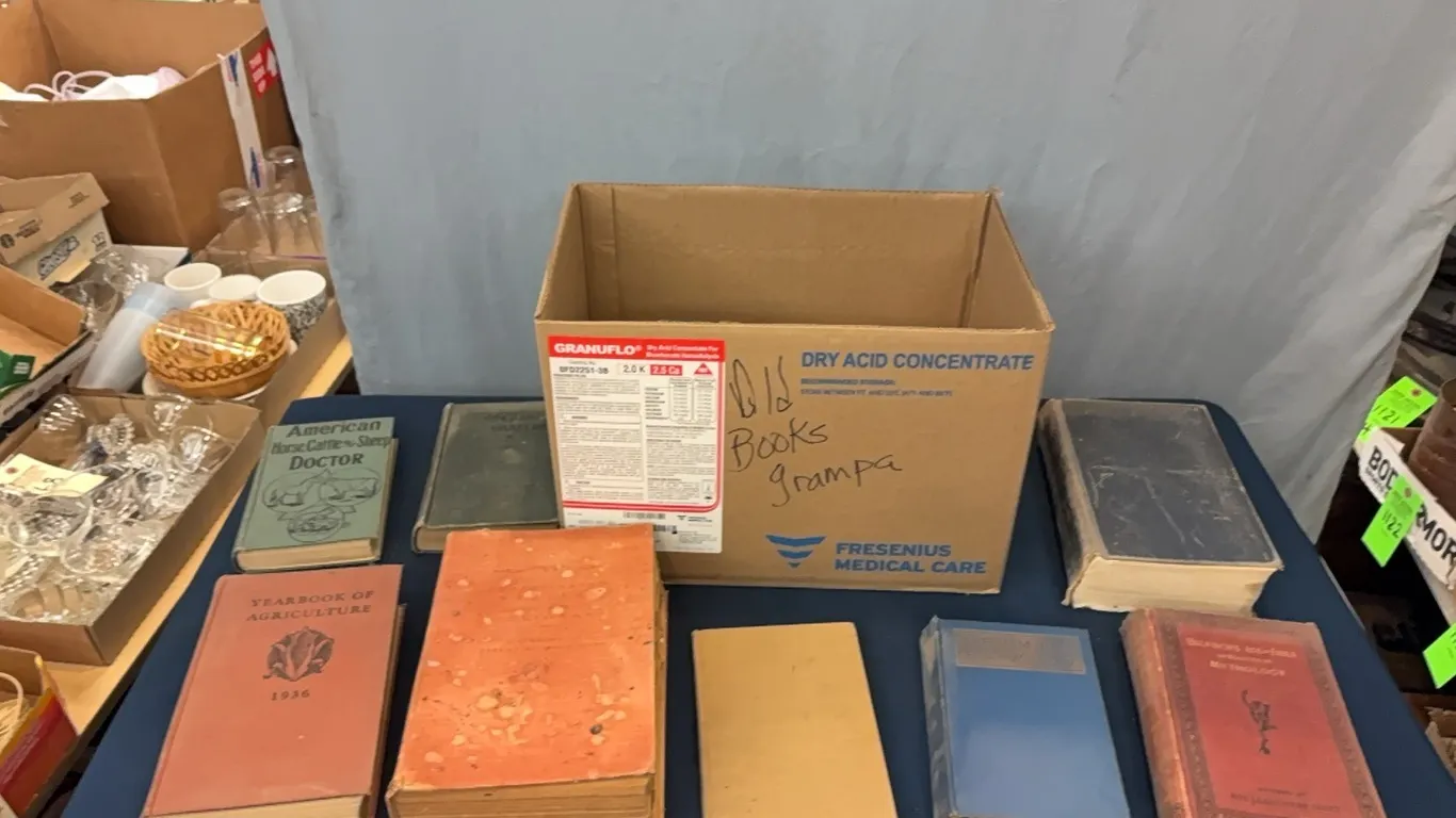 Box of Antique Books