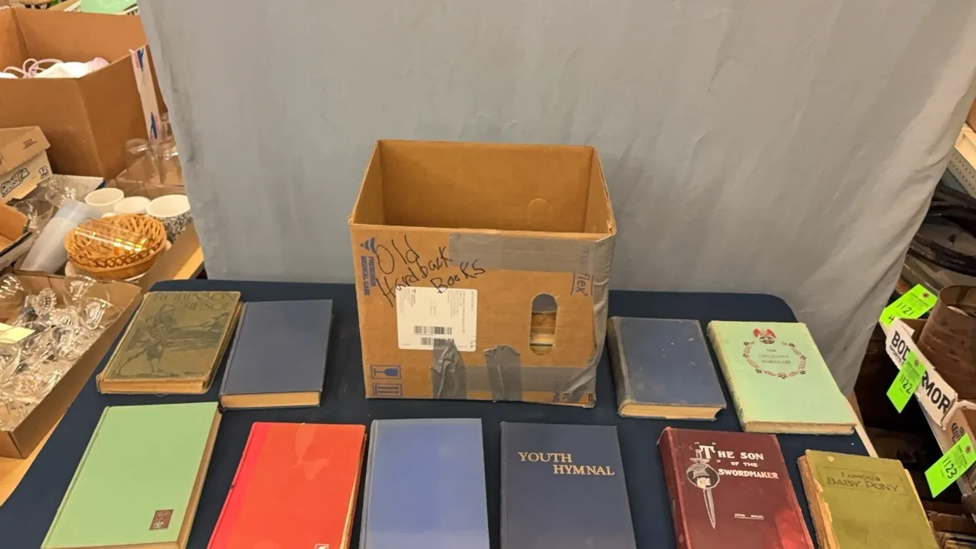 Box of Antique Books