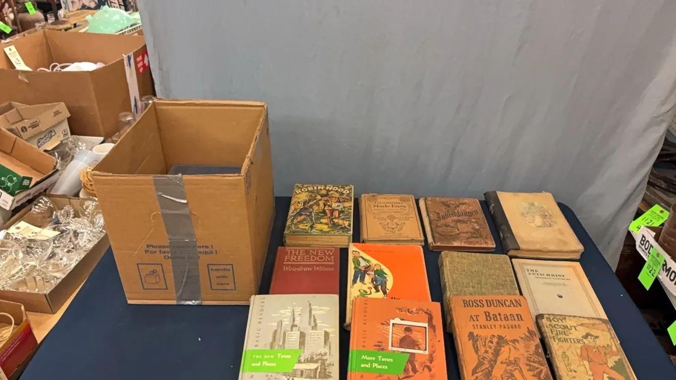 Box of Antique Books