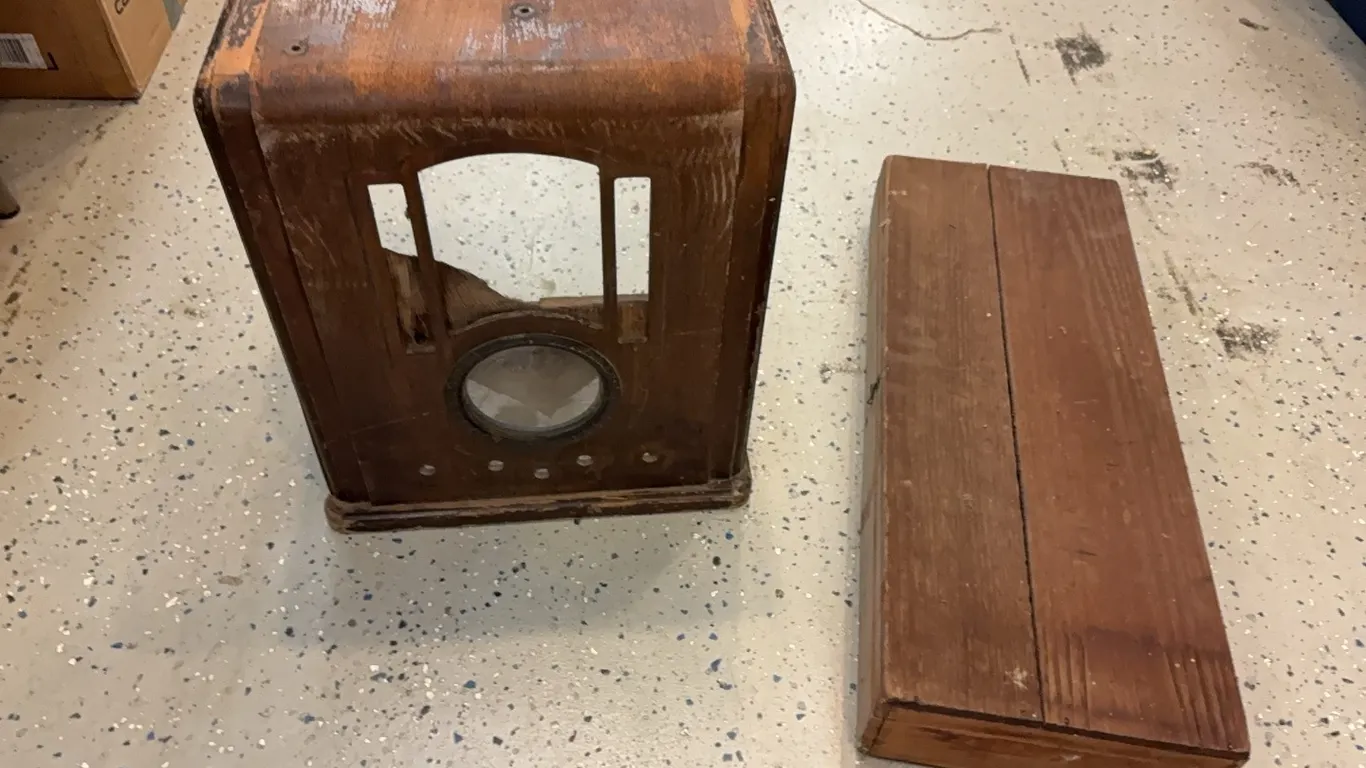 Radio Cabinet & Wood Box