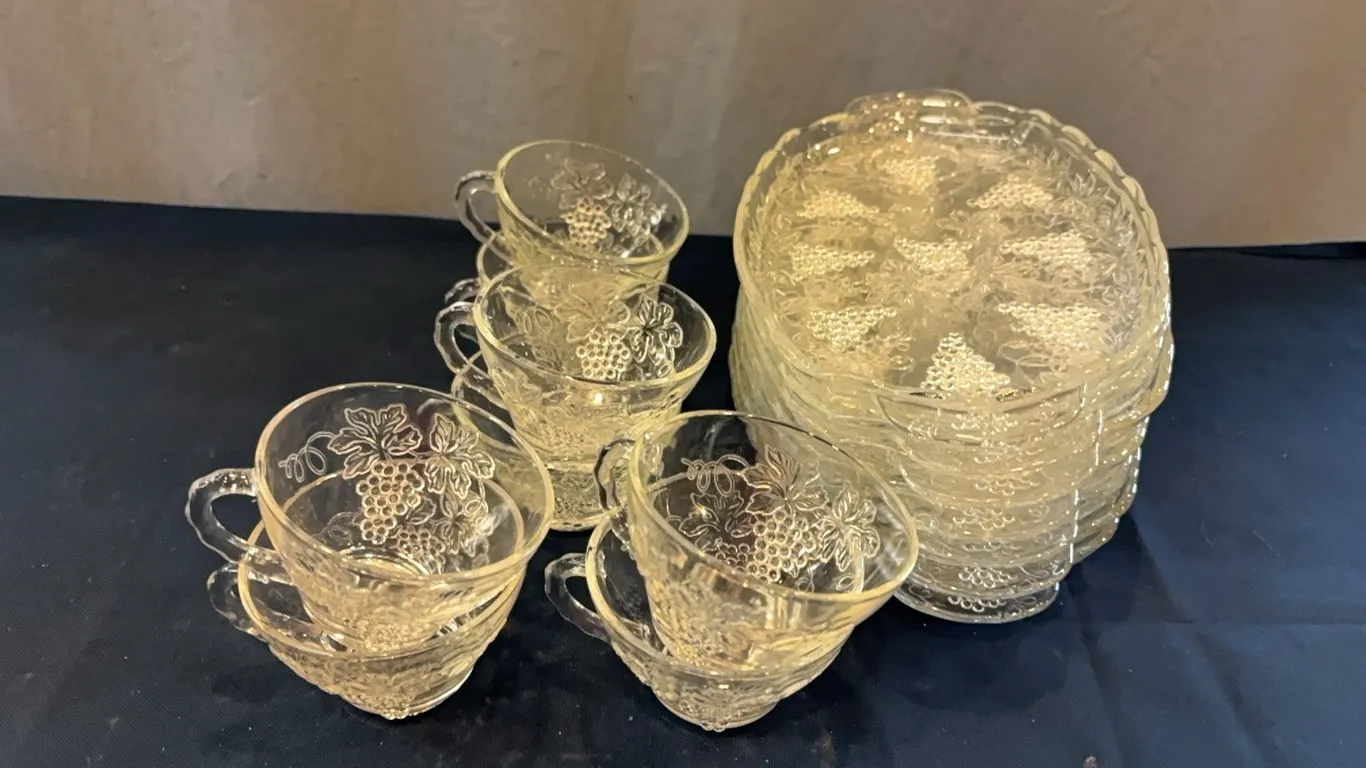 Glass Snack Sets