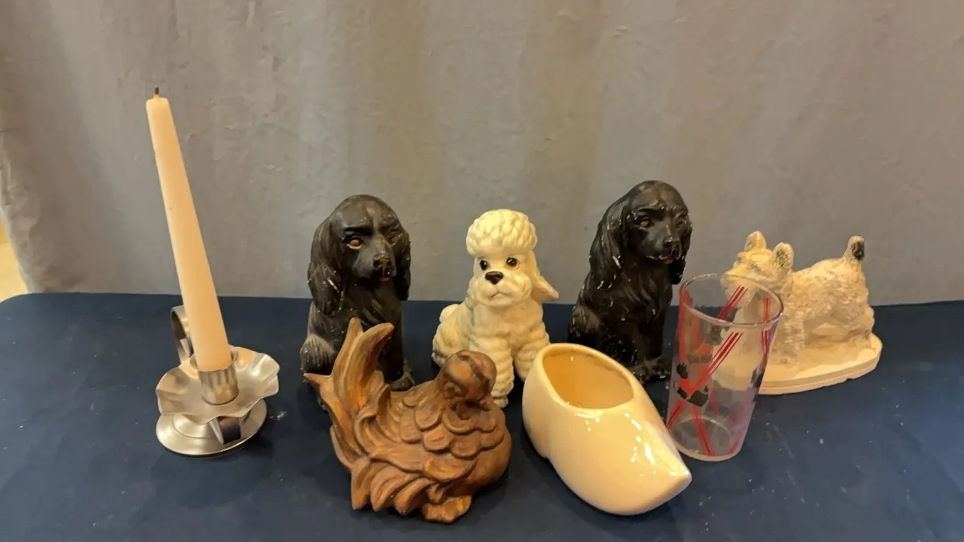 Dog Statues & Misc
