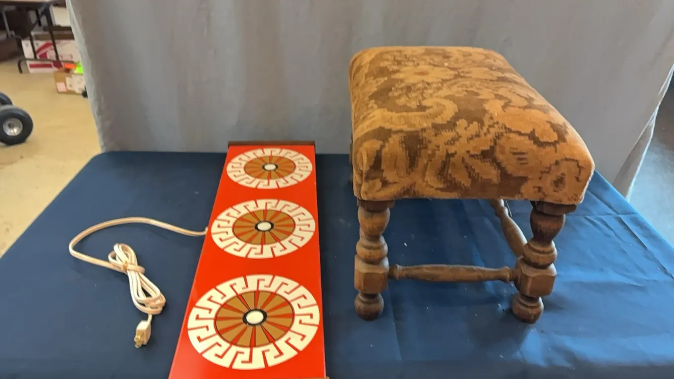 Hot Plate & Foot Stool