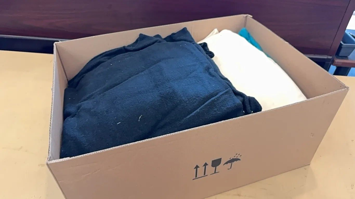 Box of Jersey material