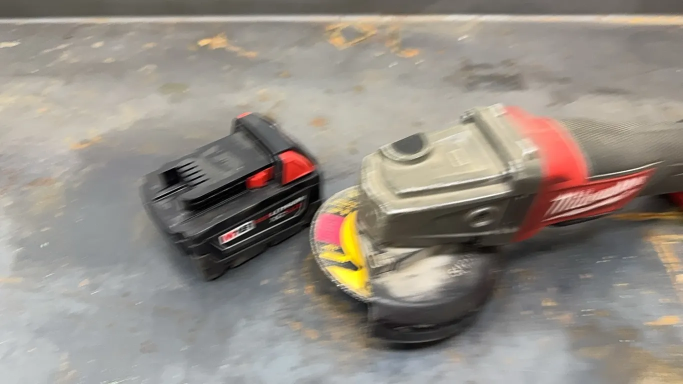 Milwaukee angle grinder