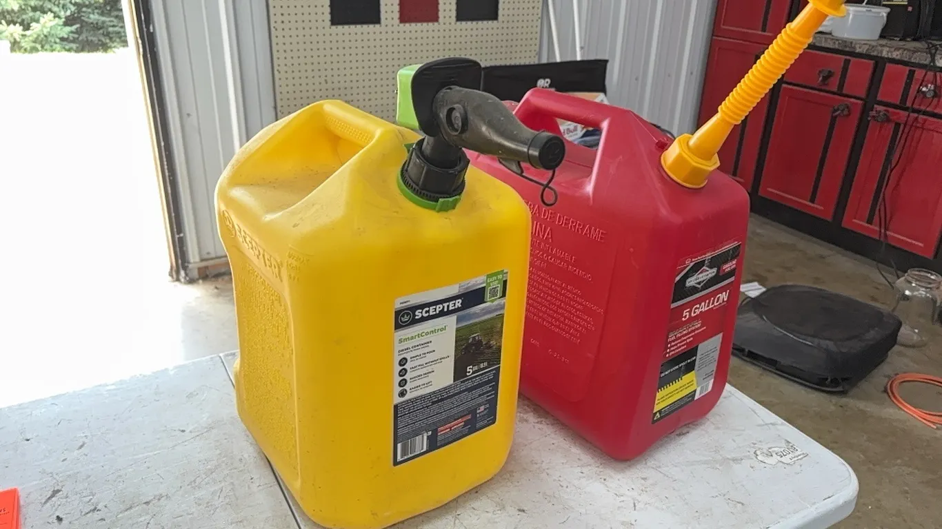 5 gallon gas cans