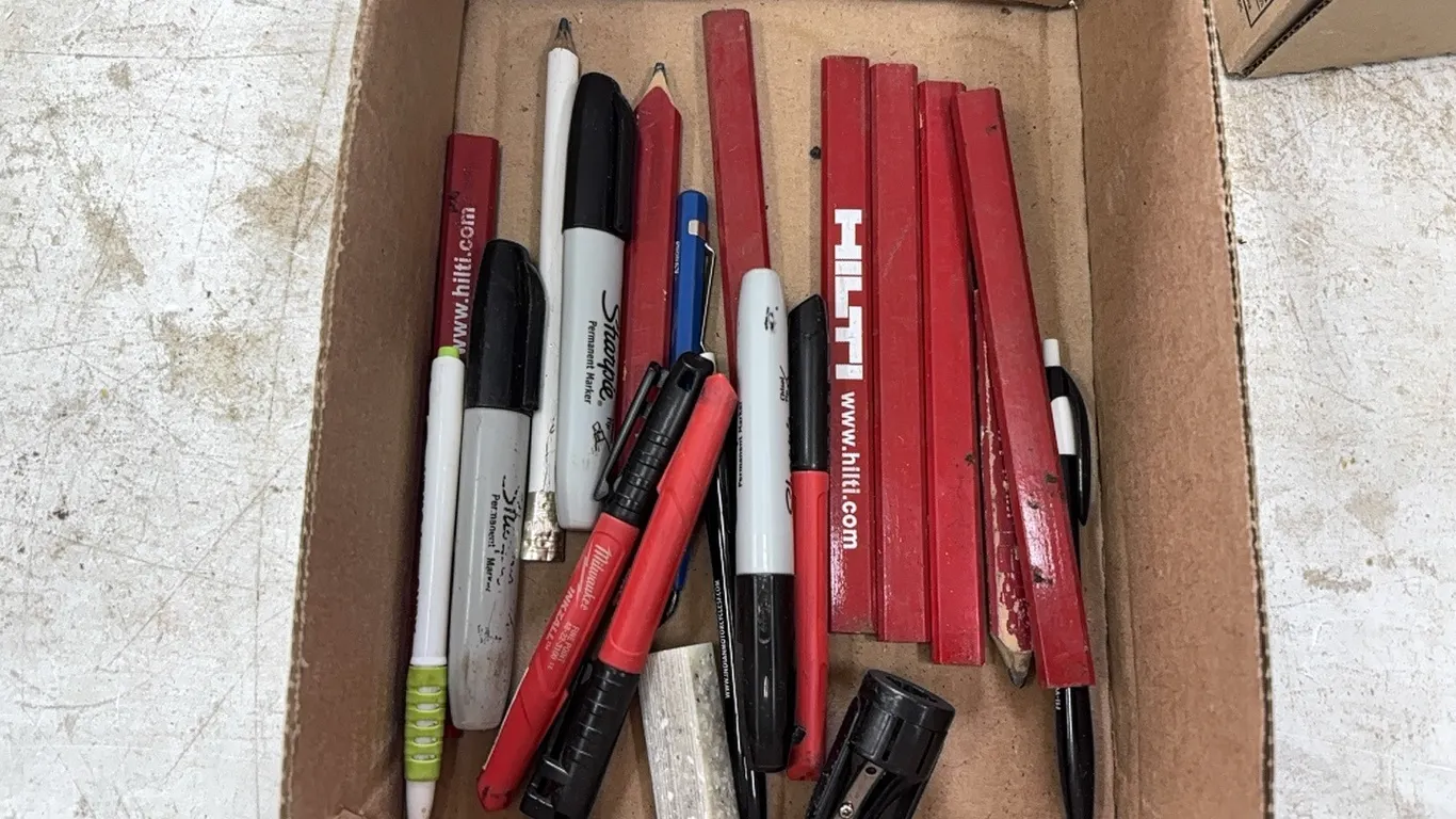 Markers and pencils