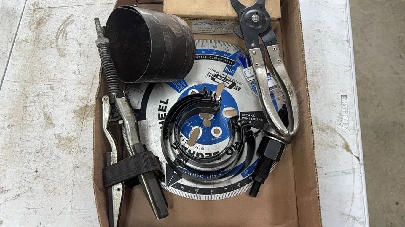 Conpressor bands, piston ring, and other tools