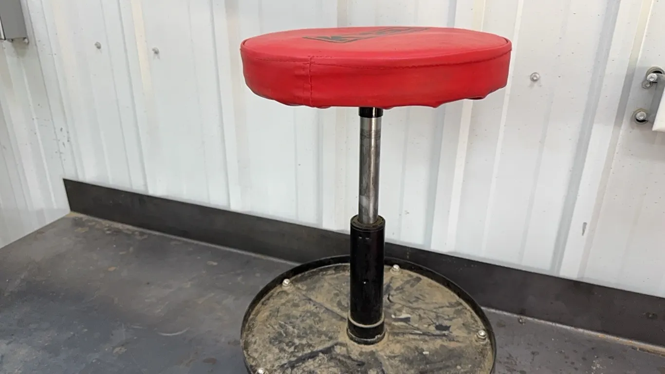 Rolling shop stool