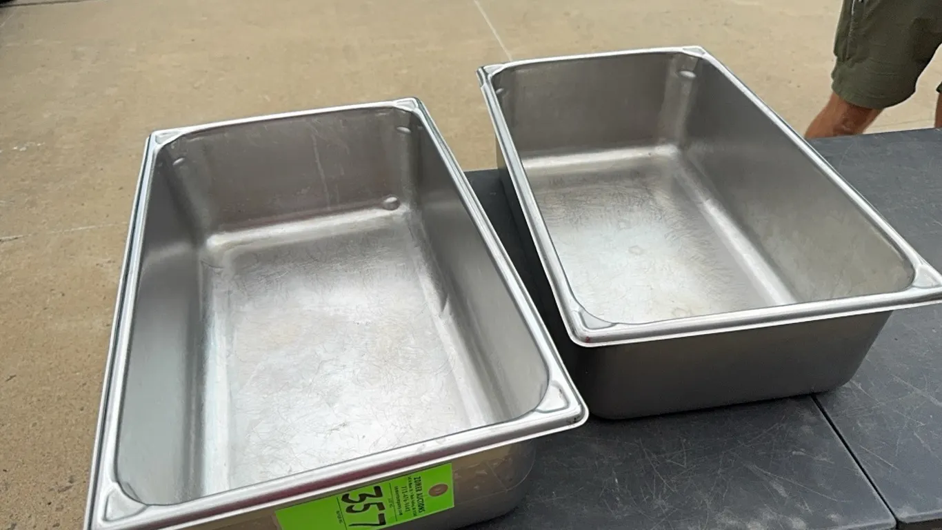Stainless steel pans