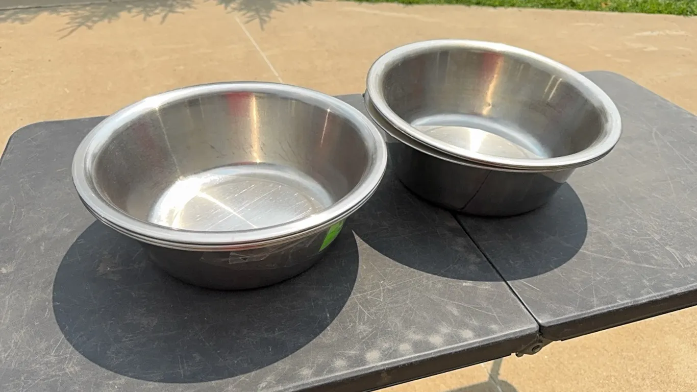 Stainless steel basins