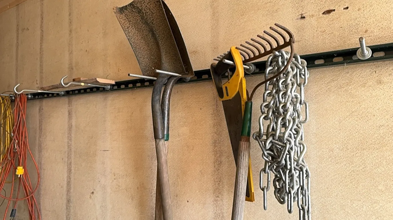 Shovels, rakes