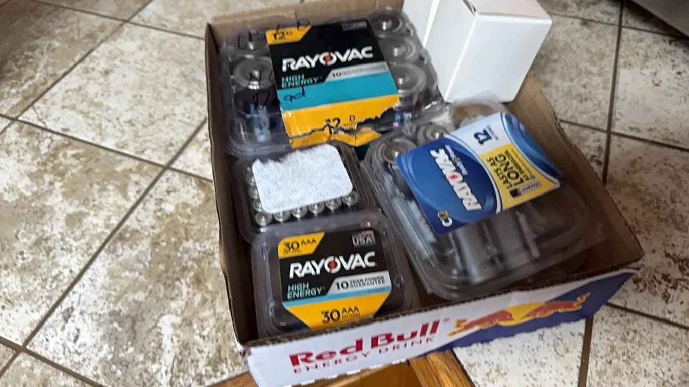 Variety of batteries