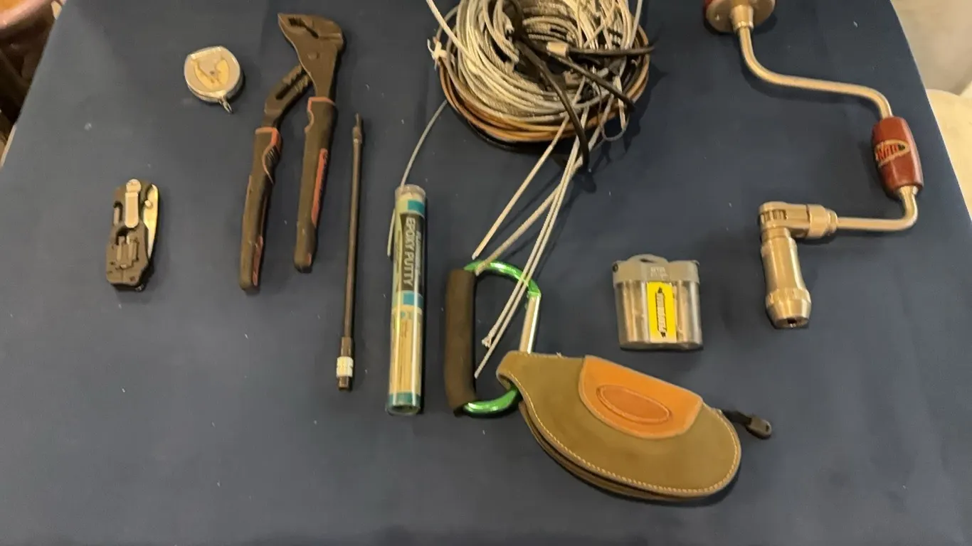 Wire, brace drill, and grip