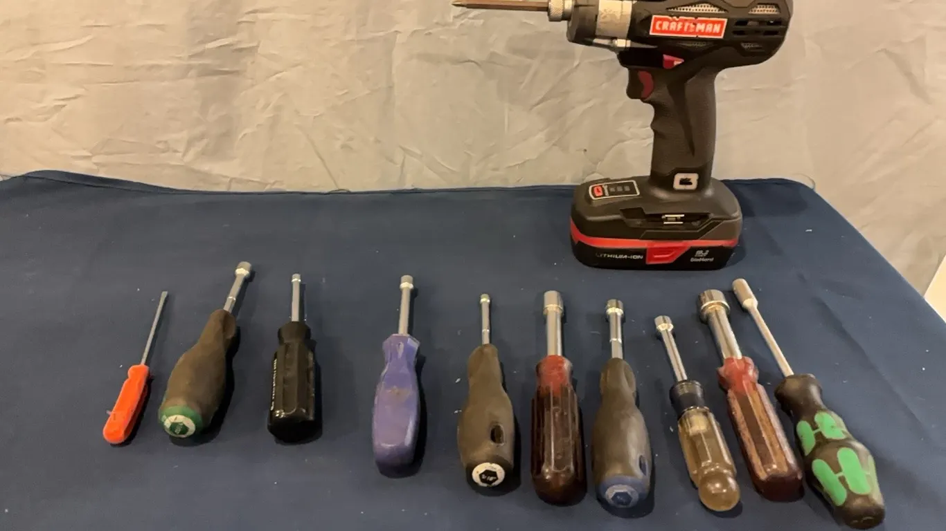 Socket screw drivers and drill