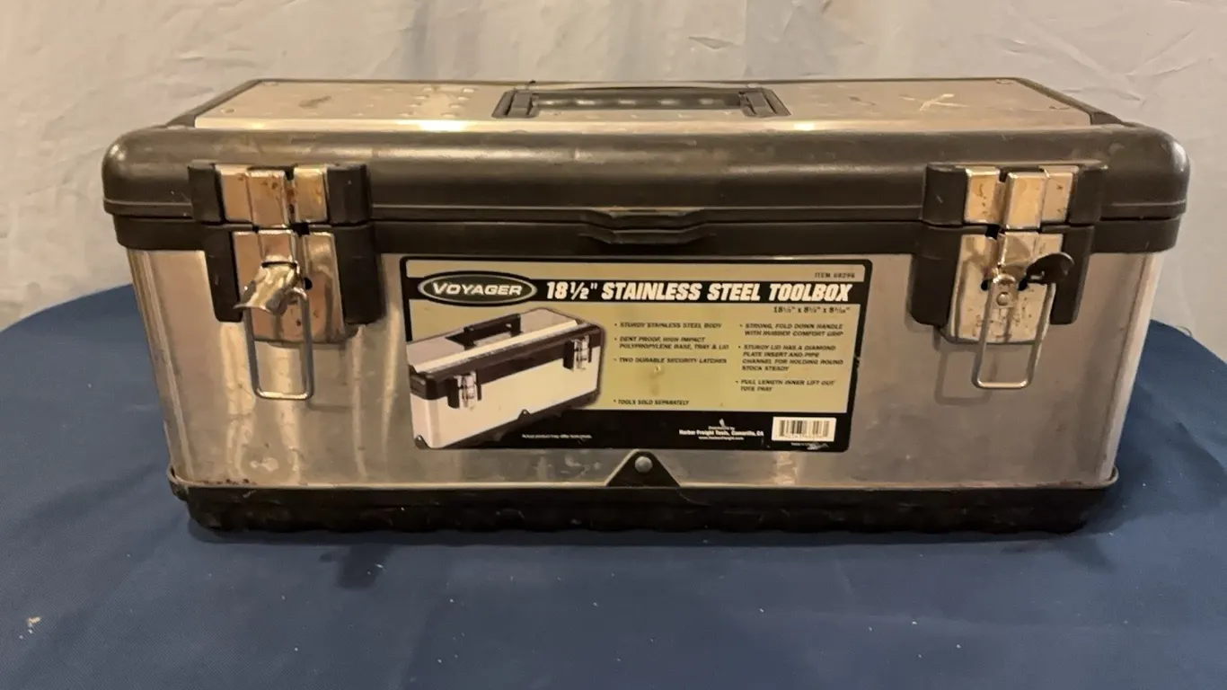 Tool box with tools
