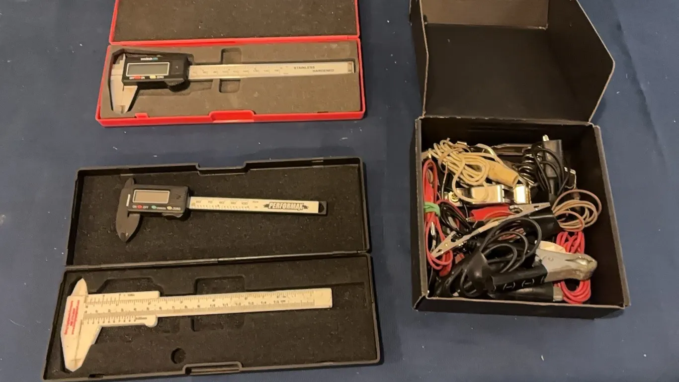 Electrical goods and caliper
