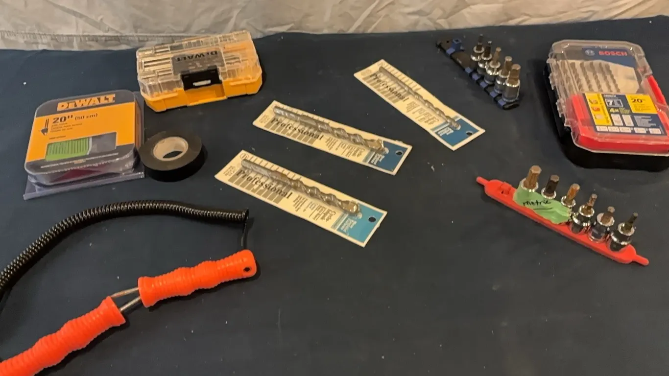 drill bits and saw chain