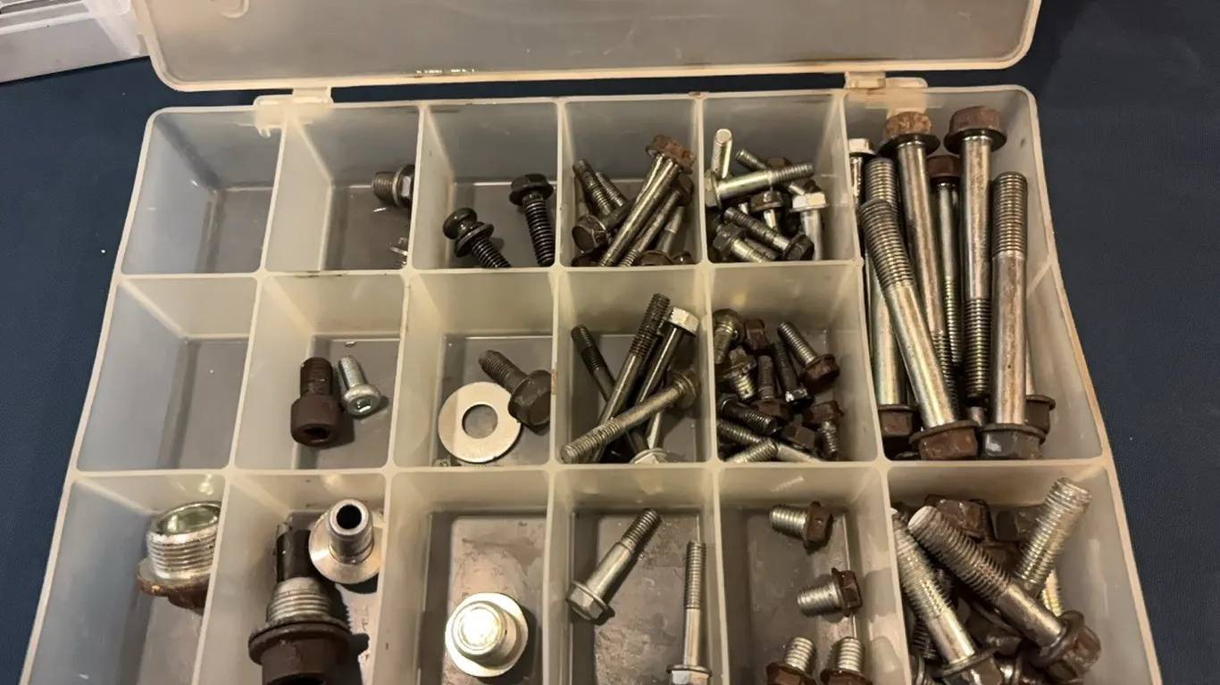 Drill bits, sockets, and nuts and bolts