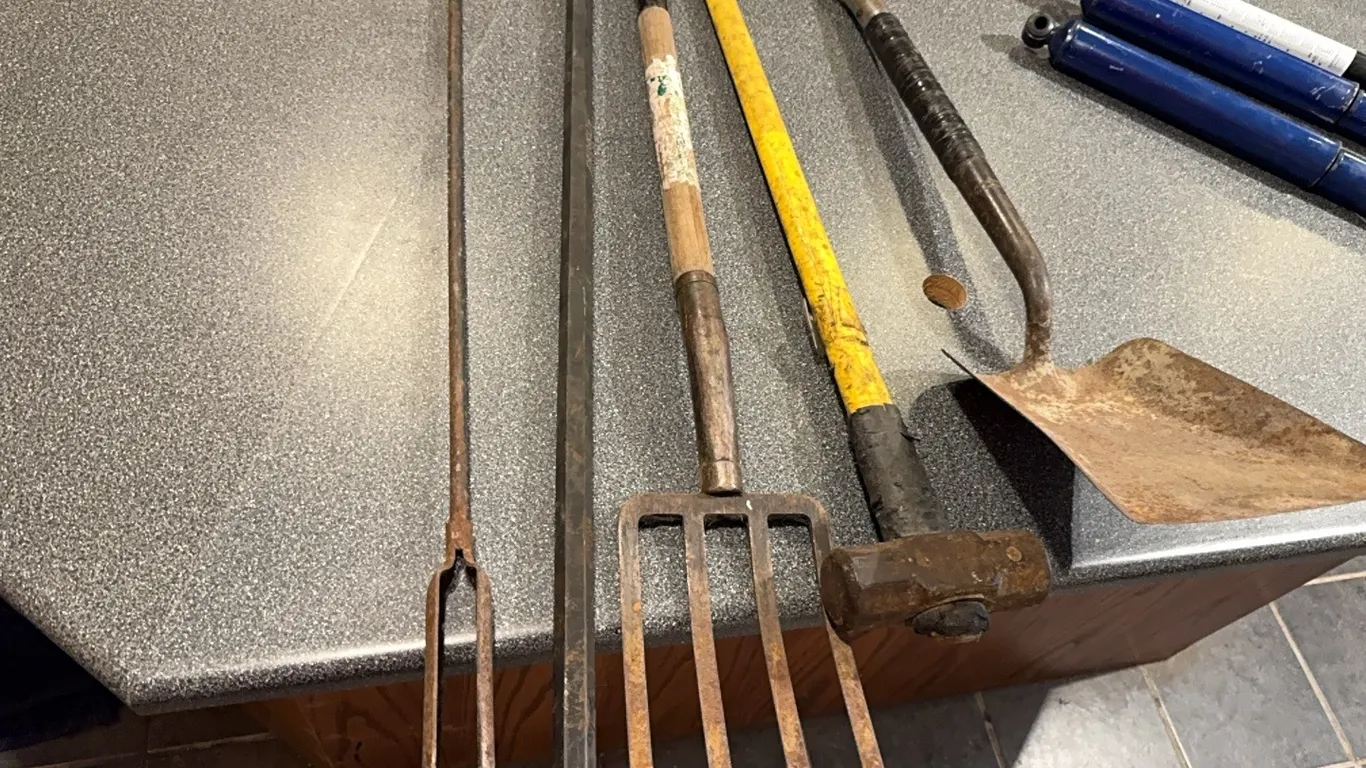 Shovel, potsto fork sledge