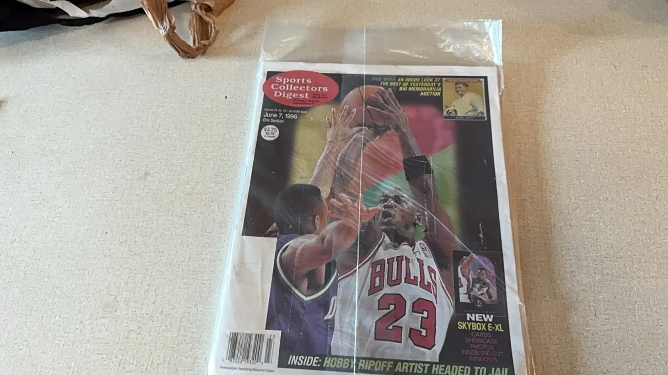June 7, 1996 Sports Collectors Digest Michael Jordan