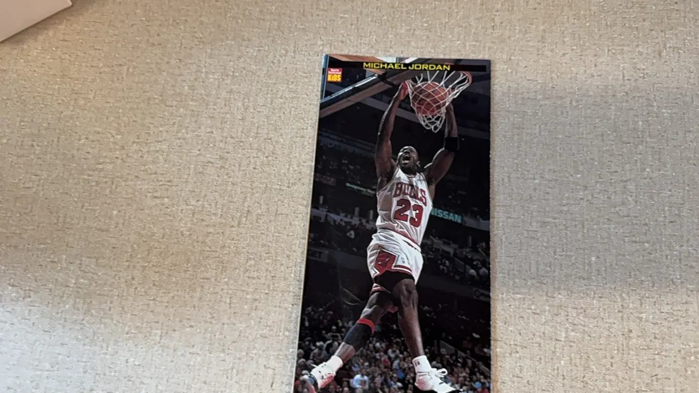 Sports Illustrated for Kids oversize Michael Jordan card