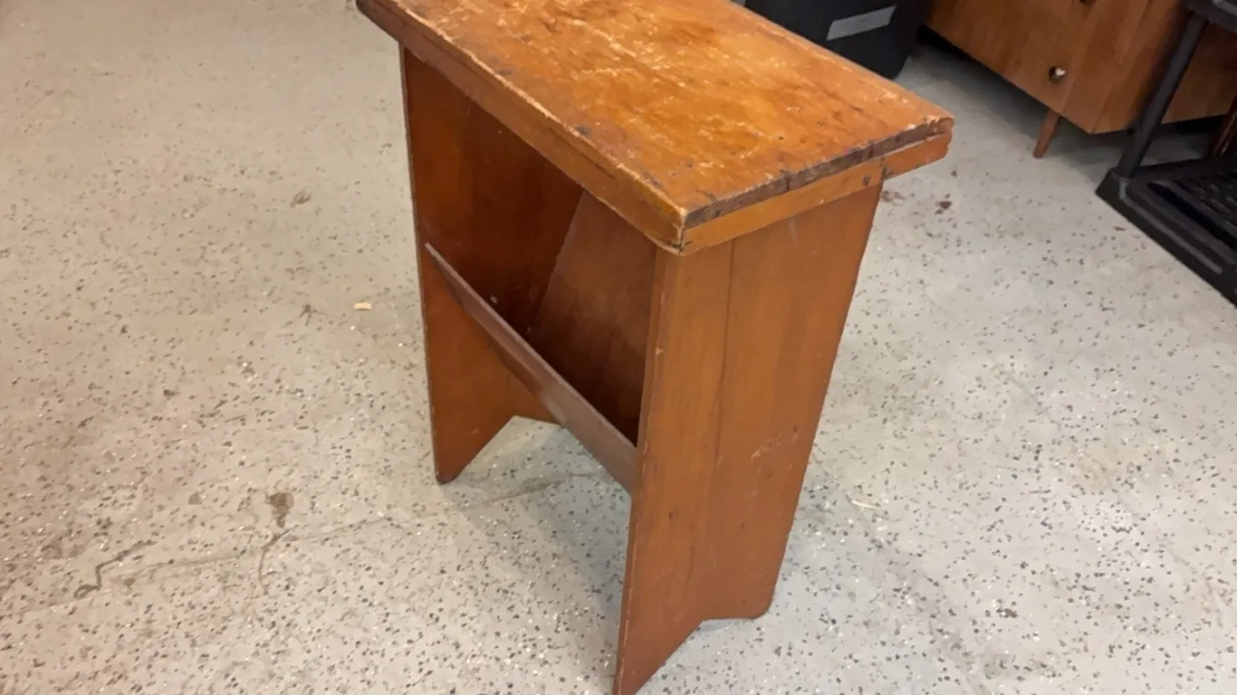 Wood End Table