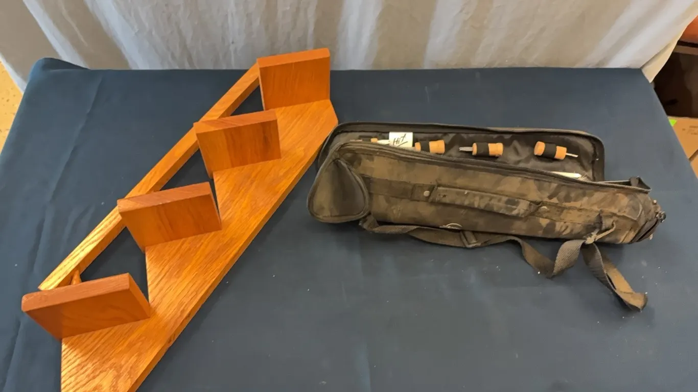 Stair Shelf & Grilling Utensils