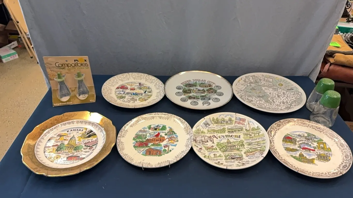 Collector Plates & Salt/Pepper Shakers