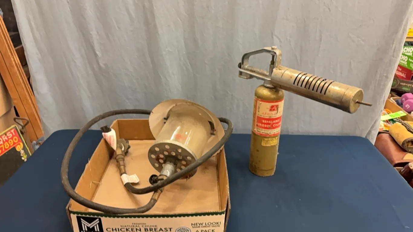 Insect Fogger & Coleman Lantern