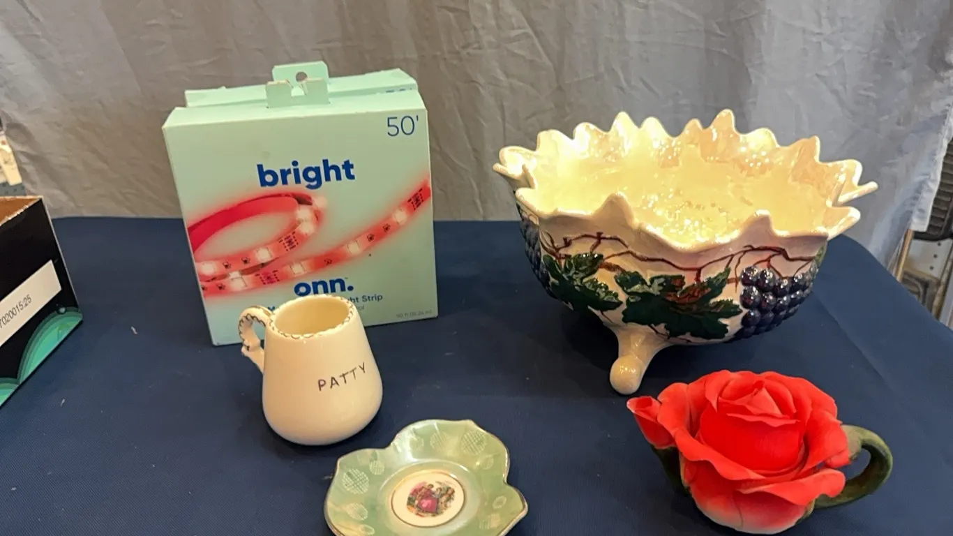 Grapevine bowl, light strips