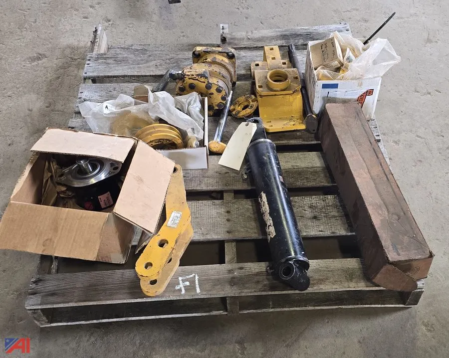 Pallet of Heavy Equipment Parts