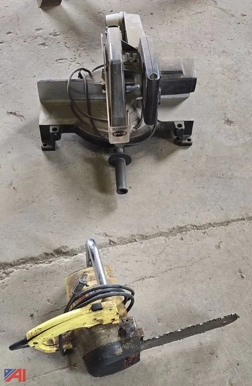 Skil Chainsaw & Black N Decker Miter Saw
