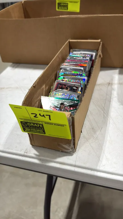 A Collection of Modern Baseball Cards. (Topps / Panini, 2020s) An assortment of collector baseball cards including Topps Chrome, Panini Prizm, and Pan