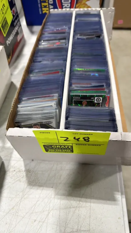 A Collection of Panini Basketball Trading Cards. (Panini) A collection of modern Panini basketball trading cards including Prizm, Select, and Donruss