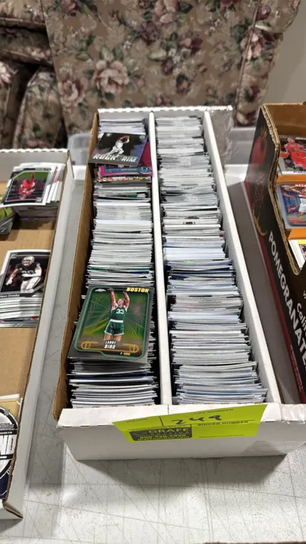 A Collection of Basketball Trading Cards. (Various, Modern) A collection of assorted basketball trading cards including Panini Prizm, Topps Chrome, an