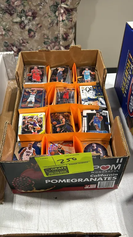 A Collection of Modern Basketball Trading Cards. (Various Makers, 2000s-2020s) An assortment of basketball cards from brands including Panini Prizm, S
