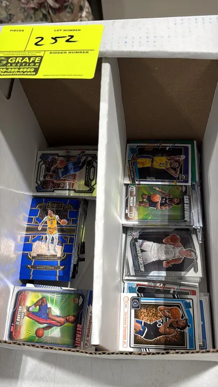 A Collection of Modern Basketball Trading Cards. (Various Makers, 2020s) Includes brands such as Panini Prizm, Panini Select, Donruss Optic, and Topps