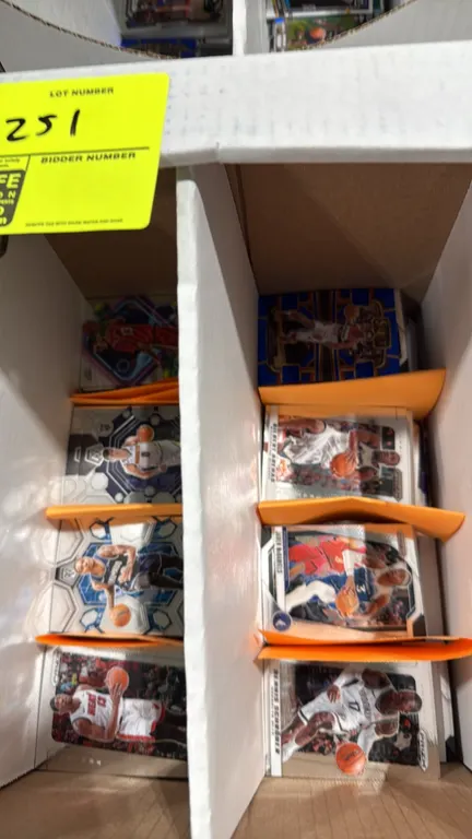 A Collection of Modern Basketball Trading Cards. (Panini, 2020s) A collection of NBA trading cards from series including Panini Prizm, Mosaic, and Sel